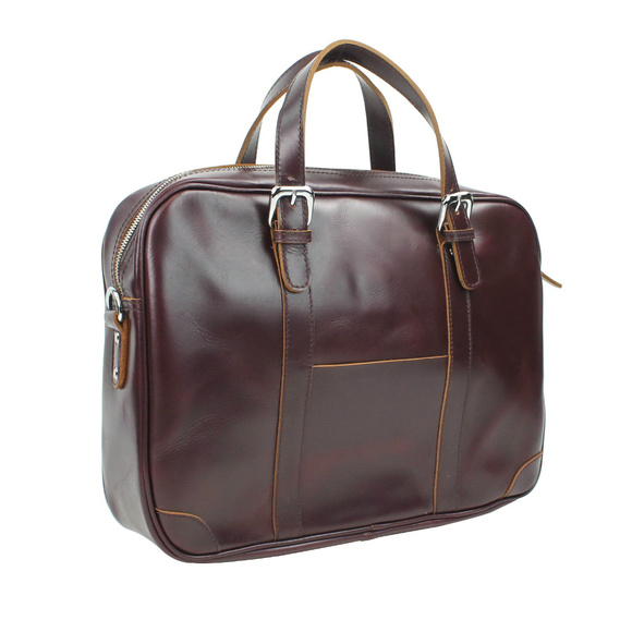 Cowhide Leather Casual Laptop Bag L24WR